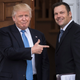 President Donald Trump and Kansas Secretary of State Kris Kobach (the Washington Post/Getty Images)